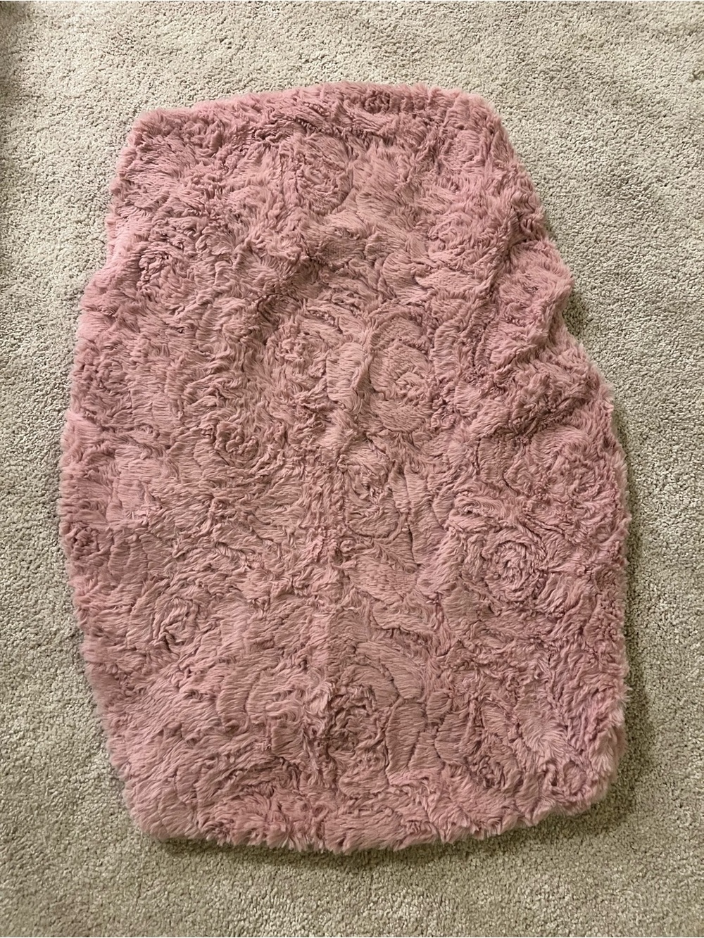 Soft Blush Pink changing pad cover